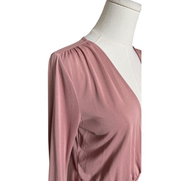 Lovers & Friends NEW Emmy Dress Mauve Color Size S Modal Blend Unlined Pull-On - Picture 7 of 10